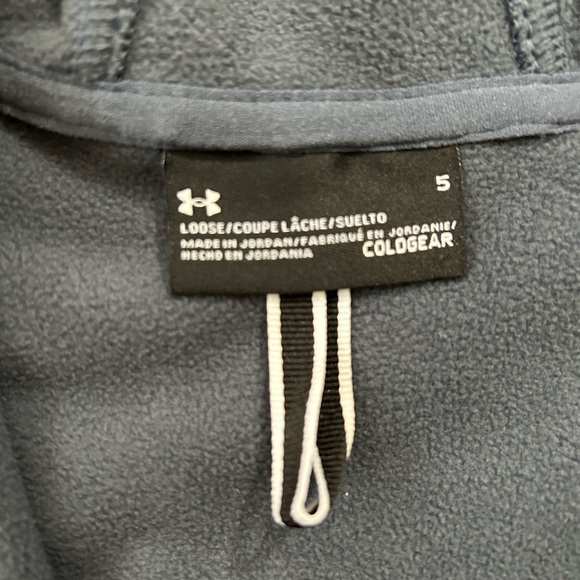Toddler Under Armour Navy Coldgear Jacket (5) - Picture 4 of 5